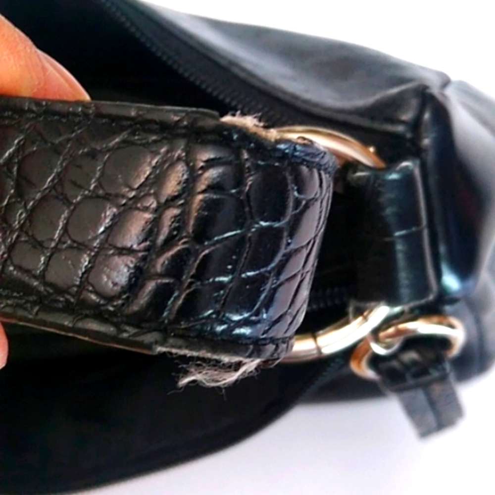 🎉HP🎉Giani Bernini Leather Black Shoulder Bag - Picture 16 of 16